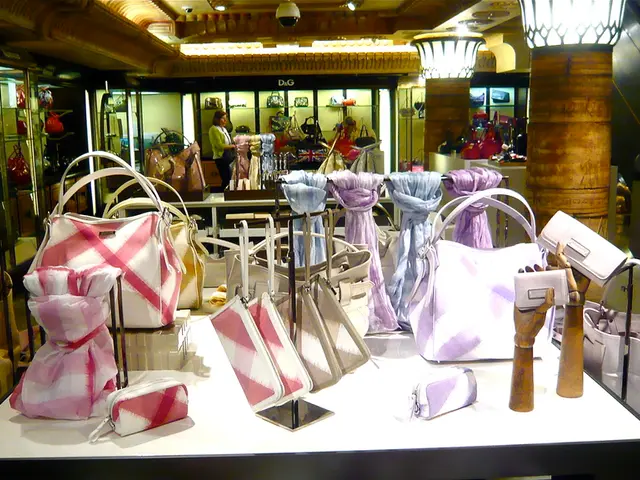 Authorities apprehend two suspects and are currently seeking a female buyer of counterfeit jewelry.